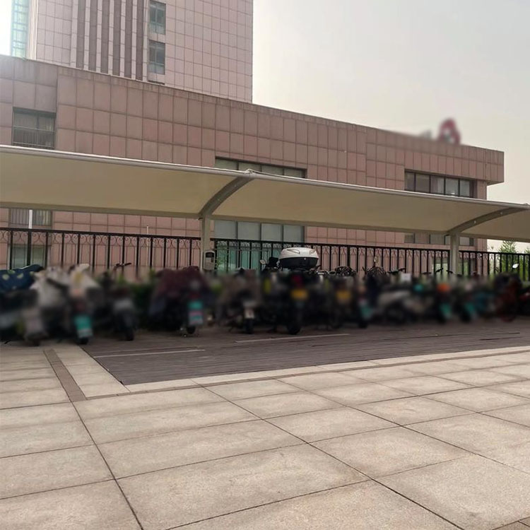 迪庆膜结构电动车棚