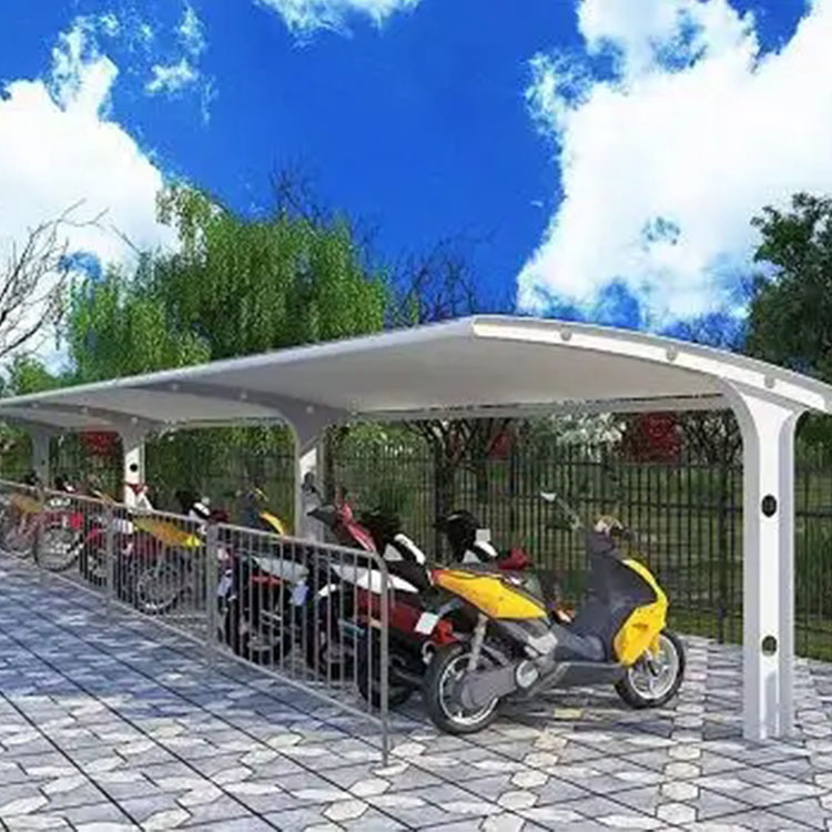 迪庆膜结构电动车棚